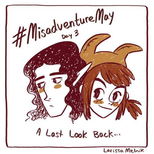 Misadventure May day 3: Characters Overlooking Kingdom