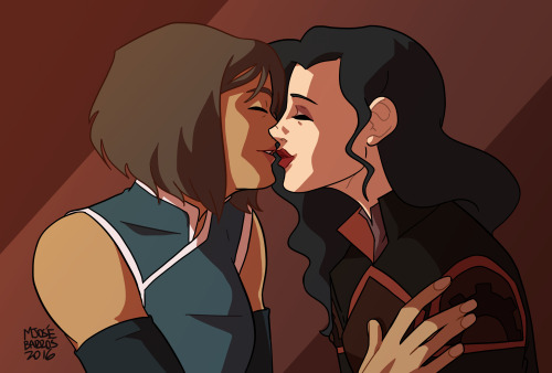mjbarros:My three favorite couples, Korrasami, Amerikate and Bubbline.I has been pretty uncomfortabl