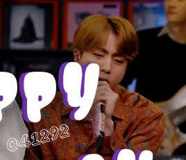 Happy Birthday Kim Seokjin!