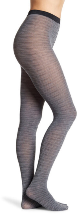 www.fashion-tights.net/25-days-of-tights.html WOLFORD Sandrine Opaque Stripe Tights - Subtle