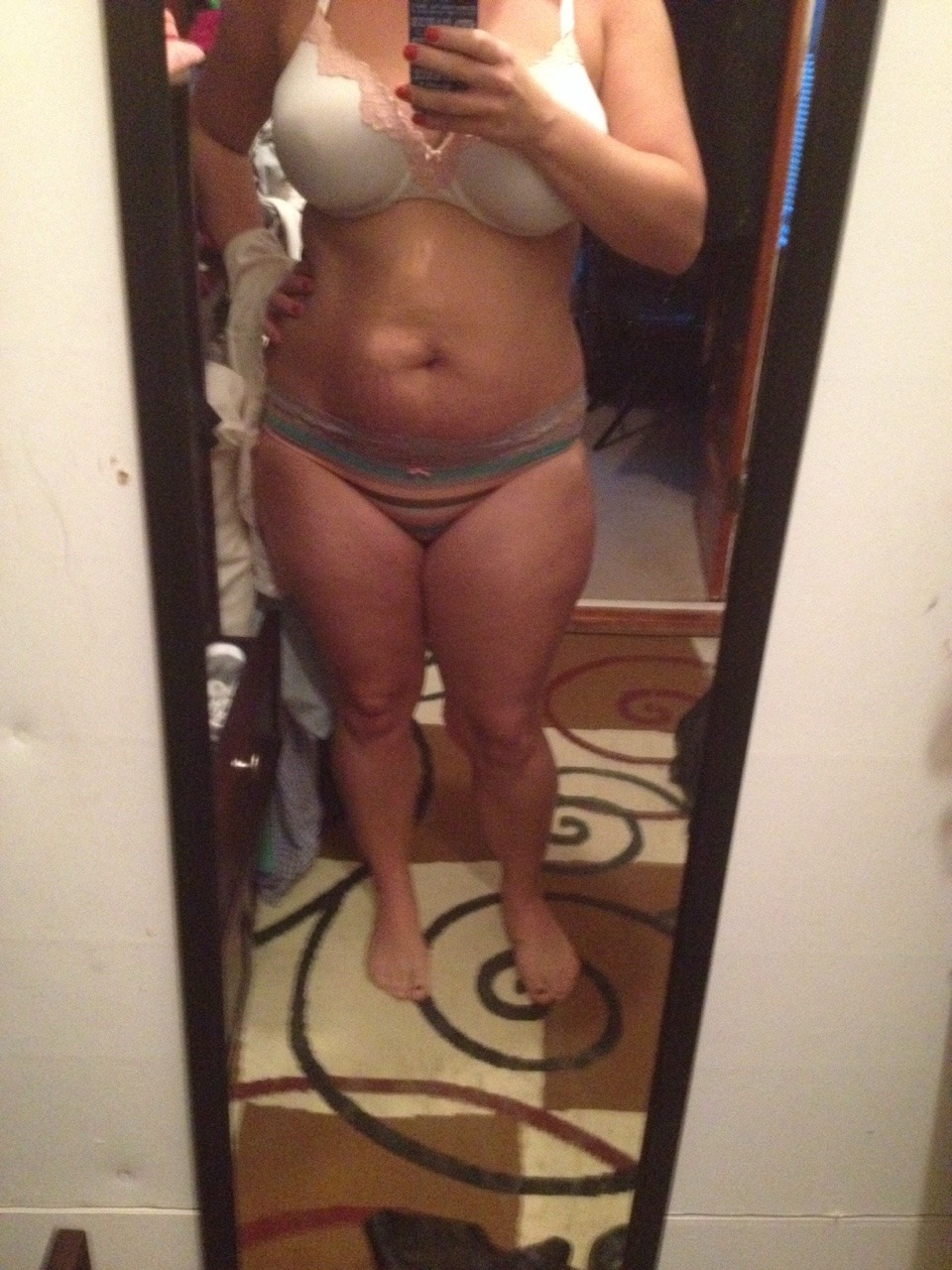 hotpornandotherdistractions:  Mismatched undies are not the norm for me… Still