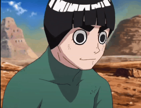Here's A Gif Of Rock Lee Receiving A Compliment To Cheer You Up, Cause I'm Bad With Words