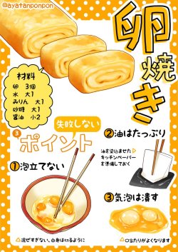 highlandvalley:  うんめぇモノ杏耶(あやぶた丼)さんのツイート: “卵焼きの作り方 前にご質問があったので私なりに失敗しない作り方を https://t.co/5aSj02kPWf” 