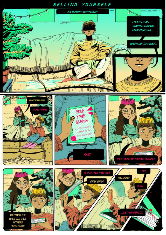 here it is! the six-page comic i worked my ass off for in association with the excellent Kai Durkin, all about the dangers of...
