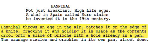 plutoandpersephone:  Original Oeuf Script vs. Season 2 First Look