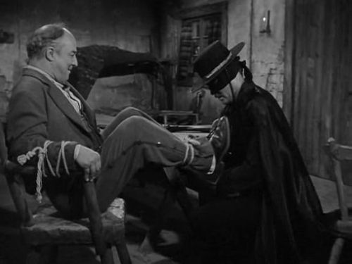 Zorro (1957) S02E01A man bound hand and foot.