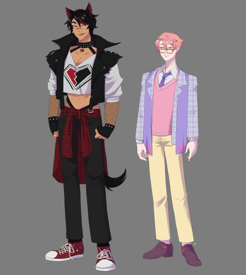 i made concepts for heartache sett 💔 and heartthrob aphelios ❤️