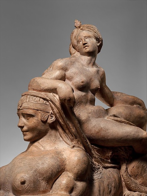 hismarmorealcalm:Auguste Préault (1809 - 1879)  Statue of Venus and the Sphinx  1868 Tint