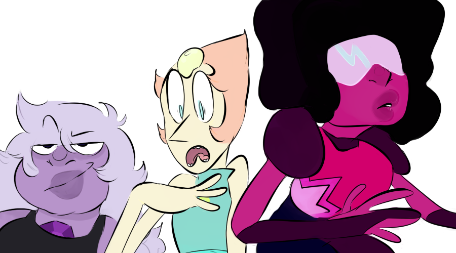 reallyoddartblog:  the crystal gems watchin your dash