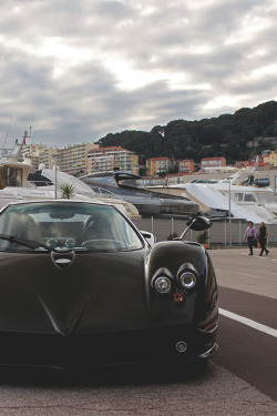 italian-luxury:  Pagani Zonda visits Cap D’Ail Credit: AK AutoMotive