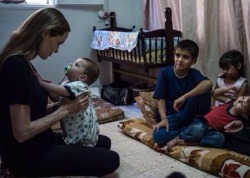 savannahfannafo:  thelonelymile:  Angelina Jolie and Brad Pitt are adopting a two year old Syrian boy named Moussa who lost both his parents. Angelina stated that part of the reason for the adoption is to bring awareness to what is happening in Syria,