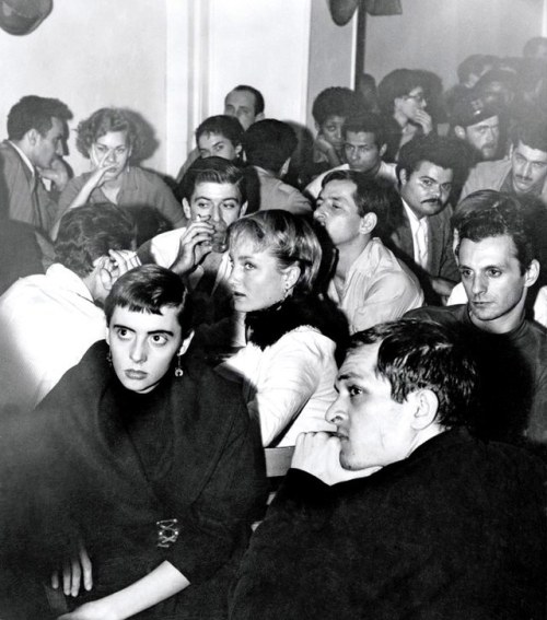 emigrejukebox:  Weegee: The Face of the Village, ca. 1955
