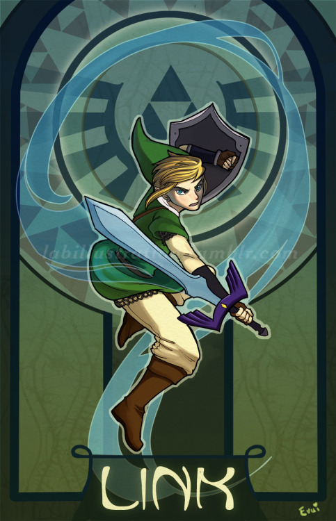 cyberwolf-lair:  The Legend of Zelda  by Lauren A. Brown (Evui) Deviant Art ||| Website 