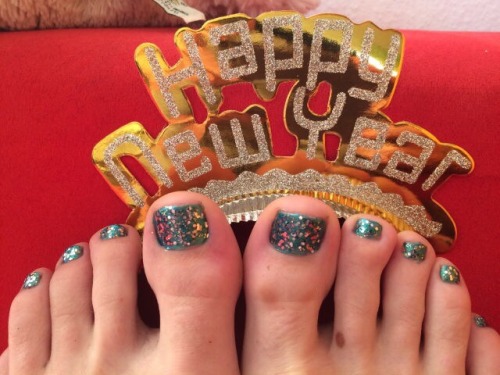 feetgirly86:  My Feet from the last Silvester 👣🎉