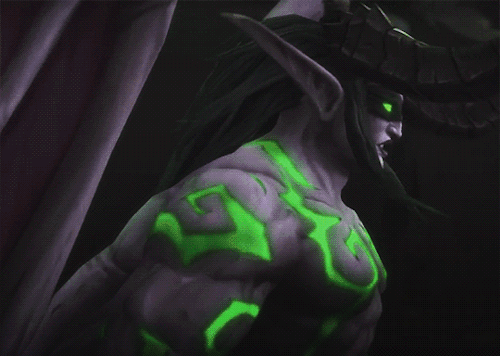 the-demon-huntress:  My Illidari.. Should you fail  All Worlds will burn 