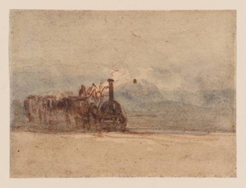 A Railway Engine, David Cox, TatePurchased as part of the Oppé Collection with assistance fro