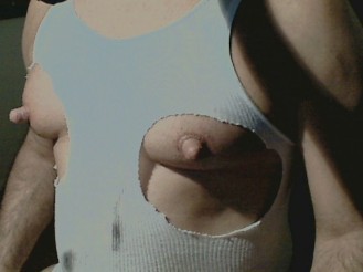 Wow those are some serious nipples.