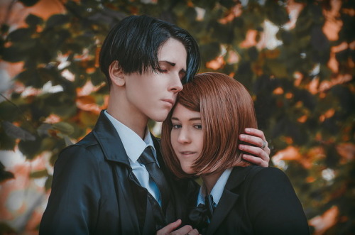 Our autumn SnK photo session.Me as LeviRini as PetraIf it needs - you can check my Instagram account