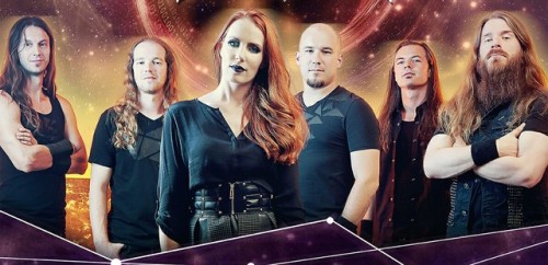 EPICA + zig-zaggy line designs on their THP tour flyers