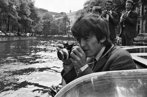 littlcdarling:George Harrison in Amsterdam, 1964