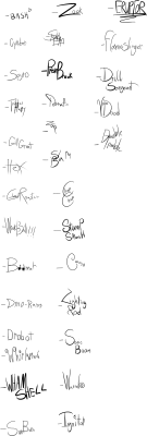Fullview A couple years ago I ran an Ask Skylanders ask blog (I guess I still do run it, I just don&rsquo;t update it because I&rsquo;m lazybusy) and I made a custom signature for each Skylander to append to their answers. Only Spyro&rsquo;s Adventure