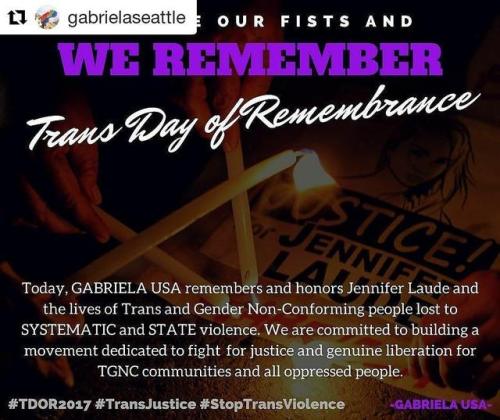 #Repost @gabrielaseattle (@get_repost)・・・@gabriela.usa joins in solidarity with the Trans and Gender