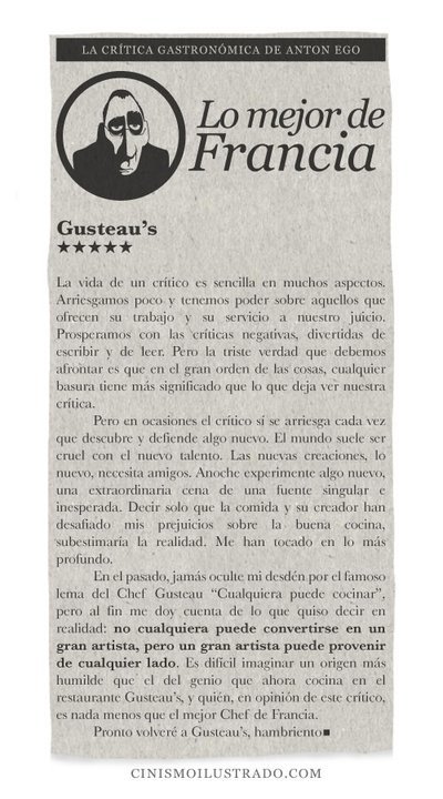 lesyeuxtristes:  Una de las críticas jamás escritas.