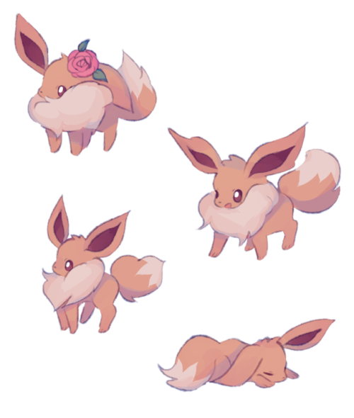 charamells:Eevee doodles