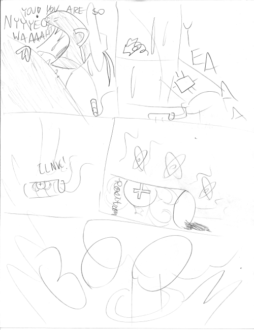 OLD ART- THE GALACTIC CITY - PART 10More of the comic I sketched in middle school that first introdu