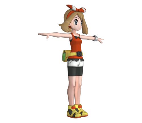 chipsprites:   May’s cutscene and overworld models from ORAS. x 