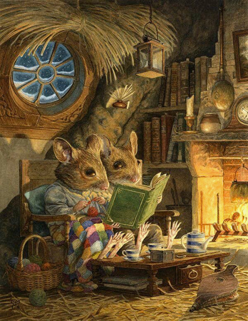 pagewoman: Fireside by Chris Dunn