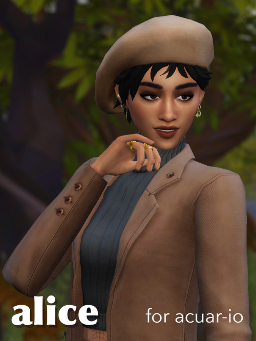 alice; a sim request for @acuar-io​a female vampire with a pixie cut&gt; private download but yo
