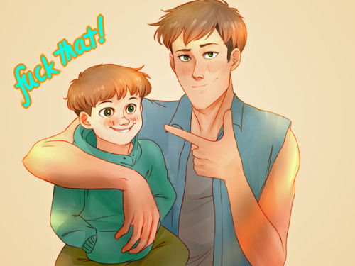 so he may have received an angry lecture from Marco minutes later about teaching a child profanity but cursing children aside, we were talking about headcanon voices for jeanbo and someone (me, dat me) thought of this song and i just wanted to do a thing
