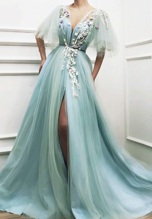 evermore-fashion:Favourite Designs: Teuta Matoshi ‘Sleeves’ Haute Couture Gowns