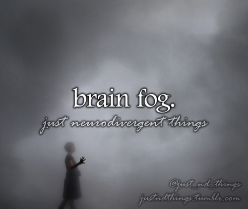 [image description: a person wandering blindly through fog with their hand outstretched. the caption
