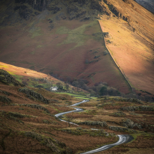 wanderthewood:The road to Yewbarrow - Lake District, England by Mark Littlejohn