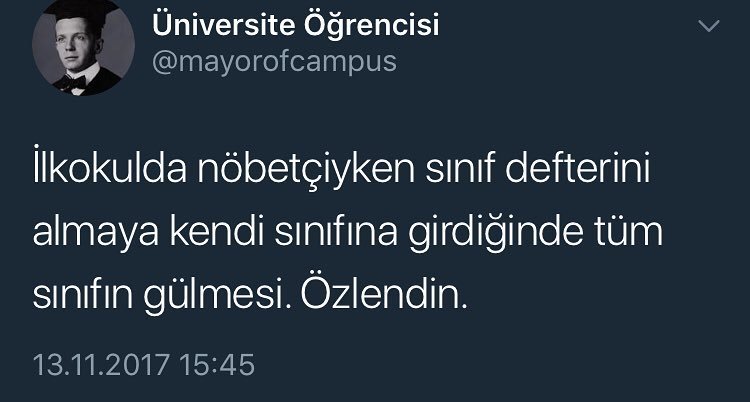 İlkokulda nöbetçiyken...