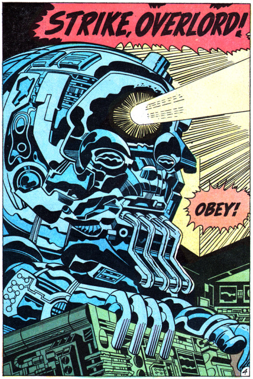 The Jack Kirby Fourth World character “Overlord”, from Mister Miracle #2.