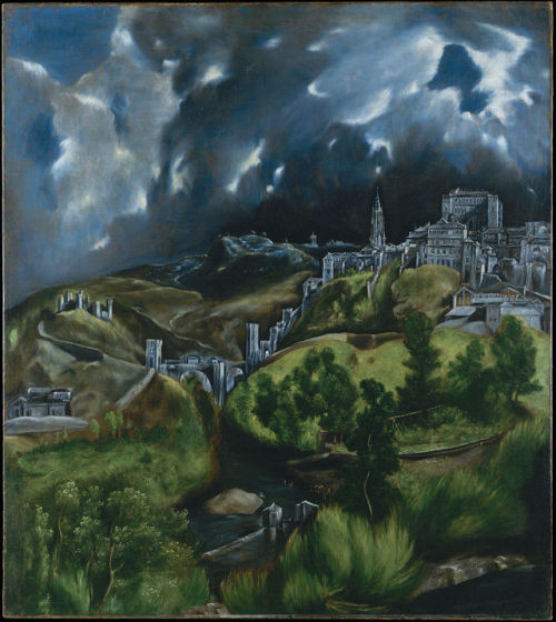 El Greco, View of Toledo, c. 1598.