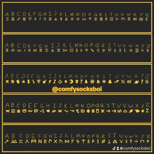 Made A Cipher Key For The Book Of Bill
