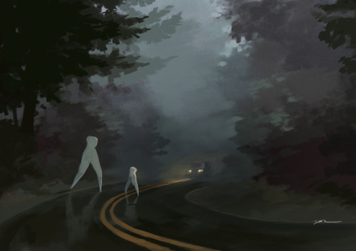 tohdraws: Fresno Nightcrawlers  ‘There’s a car coming; walk faster, son!’&nbs