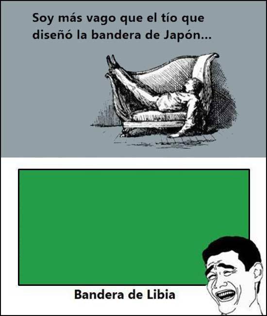 liandola:  eres más bajo que el que diseño la bandera de Libia 