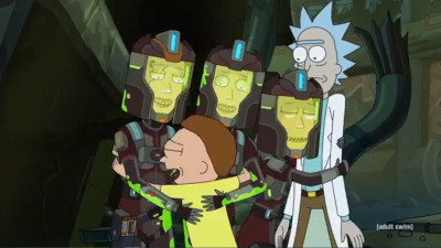 Hug Scenes All Throughout Rick And Morty