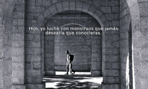 letras-sin-historia: Un padre le cuenta a su hijo sobre su batalla con la depresión.  El soñador y los monstruos. 