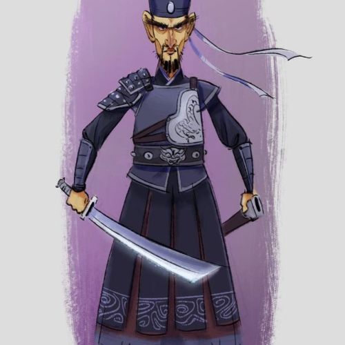 Drawing of a ancient Chinese solider. I found the costume very interesting. www.instagram.co