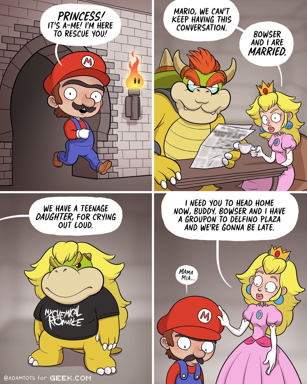 adamtots:I’m making weekly comics for geek.com!