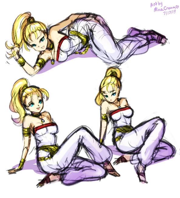   Daily sketch 06 - Marle  I was inspired to sketch Marle while watching the recent