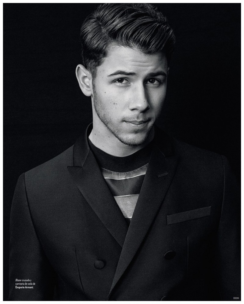 tabloidheat101:Covering the latest issue of Spanish magazine Icon, Nick Jonas CONTINUES