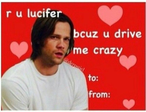 Free Supernatural Valentines Day Cards ♥️ 