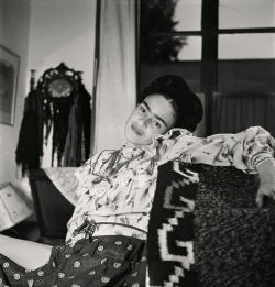 asylum-art:Frida Kahlo: The Gisèle Freund Photographs For two years, photographer Gisèle Freund was welcomed into the home of Frida Kahlo and Diego Rivera allowing her to intimately document their daily lives. The images provide a glimpse into the
